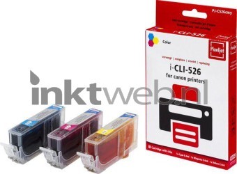 Huismerk Canon CLI-526CMY kleur Combined box and product