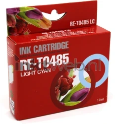 Huismerk Epson T0485 licht cyaan Front box