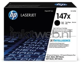 HP 147X zwart Front box