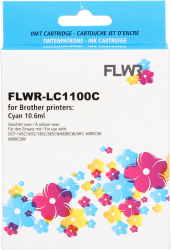 FLWR Brother LC-980C cyaan Front box