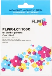 FLWR Brother LC-980C cyaan Front box