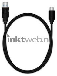 MediaRange oplaad en datakabel 1,5m USB 3.1 zwart Product only