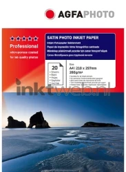 Agfa  Satin Photo inkjet paper Satijn | A4 | 260 gr/m² 1 stuks Front box