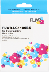 FLWR Brother LC-980BK zwart Front box