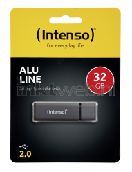 Intenso Alu Line USB stick 32GB Antraciet Front box