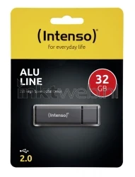 Intenso Alu Line USB stick 32GB Antraciet Front box