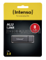 Intenso Alu Line USB flash drive 8GB Antraciet
