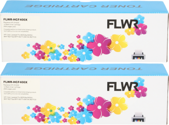 FLWR HP 201X Dubblepack zwart Front box