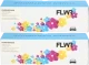 FLWR HP 201X Dubblepack zwart (Huismerk (compatible))
