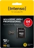 Intenso Micro SDHC kaart UHS-I 64GB