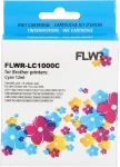 FLWR Brother LC-970C / LC-1000C cyaan