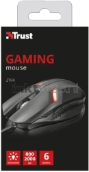 Trust ZIVA Gaming muis Front box