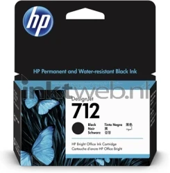 HP 712 zwart Front box