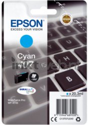 Epson 407 inktcartridge cyaan Front box