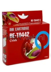 Huismerk Epson T0442 cyaan Front box