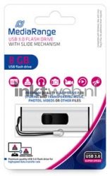 MediaRange USB 3.0 flash drive 8GB Front box