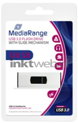 MediaRange USB 3.0 flash drive 128GB Front box