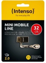 Intenso Mini Mobile Line USB-stick 32GB Front box