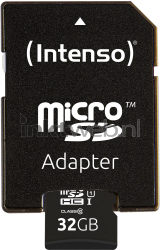 Intenso Micro SDHC kaart UHS-I 32GB Product only