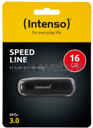 Intenso Speed Line USB flash drive 16GB zwart Front box