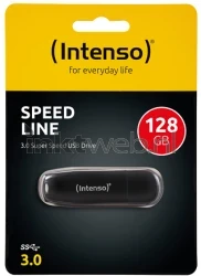 Intenso Speed Line USB flash drive 128GB zwart Front box