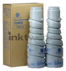 Konica Minolta TN-114 2-Pack zwart Combined box and product