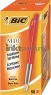 BIC Balpen Clic M10 50 stuks rood