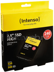 Intenso 2.5 SSD 240GB zwart Front box