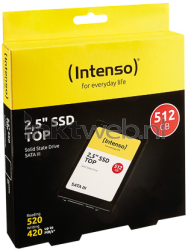 Intenso 2.5 SSD Drive Internal 512GB Front box