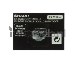 Sharp EA-781R-BK print rol zwart Front box