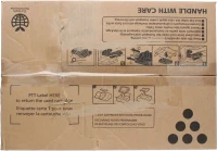 Ricoh 821231 (Transport schade stickerresten) zwart