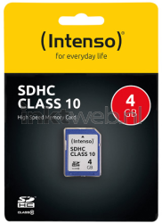 Intenso SDHC-kaart Class 10 4GB Front box