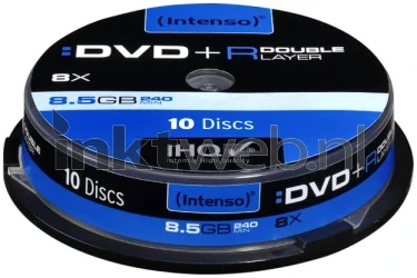 Intenso 10xDVD+RW 8.5GB Front box