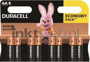 Duracell AA Economy 8-Pack Front box