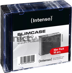 Intenso Slim Case CD/DVD transparant 10x Front box