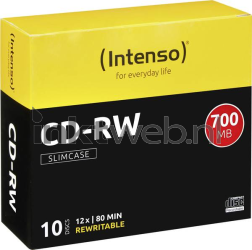 Intenso 10xCD+RW 700MB Front box