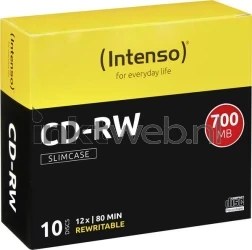 Intenso 10xCD+RW 700MB Front box