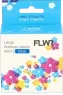 FLWR Dymo  99012 adreslabel 36 mm x 89 mm  blauw