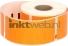 Huismerk Dymo 99012 adreslabel breed oranje
