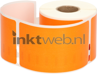FLWR Dymo  99014 Adreslabel groot 101 mm x 54 mm  oranje Product only