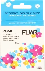 FLWR Canon PG-50 zwart Front box