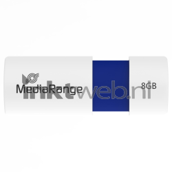 MediaRange USB flash drive 8GB color edition blauw Product only