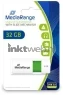 MediaRange USB flash drive 32GB color edition groen