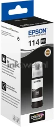 Epson 114 Inktfles foto zwart Front box