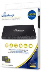MediaRange Interne Solid State Drive 240GB zwart Front box