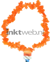Merkloos Hawaii slinger ketting oranje Product only