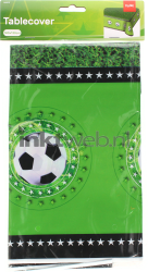 Merkloos Tafelkleed voetbal 130x180cm groen Front box