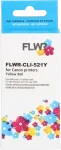 FLWR Canon CLI-521Y geel