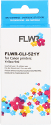 FLWR Canon CLI-521Y geel Front box