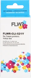 FLWR Canon CLI-521Y geel Front box